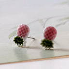 Pink Polo Earrings