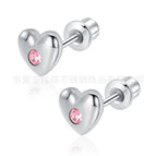Single Diamond Heart【A Pair】
