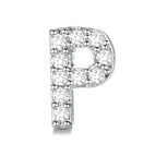 Letter Earrings P (Single Piece)