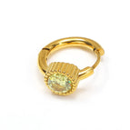 Golden, round Yellow Diamond