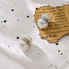 Pearl Earrings Silver