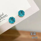 HE04【8mm Royal Blue Straight Needle】Millennium Rose Cut