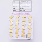 9.8x7mm / Flag / 12 Pairs/Package