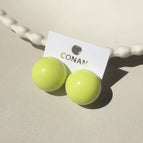 Yellow Green / Ear Studs