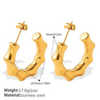 EH1272G Gold Earrings