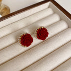 #15 Rose Earrings