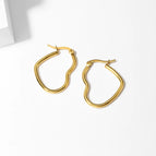 Gold / 2.8/3cm Heart
