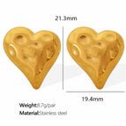 Eh488 Gold Earrings
