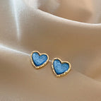 26# Love Heart Stud Earrings