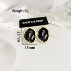 Ear Studs Black