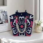 Big Flower Navy Blue