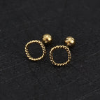 Gold-Square and round (One)
