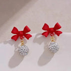 Red Earrings E36
