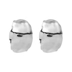 Irregular Concave-Convex Round White K