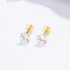 6mm / GOLD/Pair