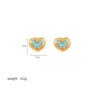 Gold / Blue Butterfly