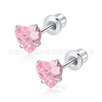 6mm Love Pink Zirconium【A Pair】