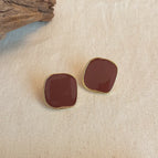 Irregular Square Coffee Color