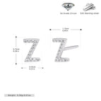 Platinum-Plated-Z / 925 Silver