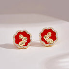 Red Earrings A88
