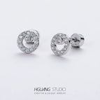 (1 Piece) B04606b # Platinum # Thickness 0.8, Length 6 / Medical Titanium Steel Real Gold Thick Plating Is Not Allergic