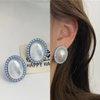 1349 Blue 925 Silver Needle