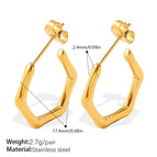 EH1271G Gold Earrings