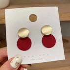 Red Earrings E91