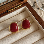 #12 Trapezoidal Red Gemstone
