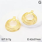 06-42*37mm / Gold / 1 Pair/Package