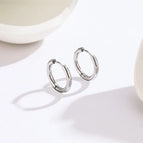 2mm Ear Ring Steel Color / 18K