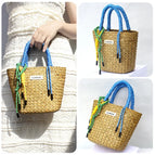 (Yellow Bag 16cm) with [Blue] Hand Strap