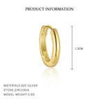 Ce150-Yellow Gold/Single / 925 Silver