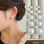 12#10mm-Pearl Stud Earrings
