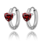 E0065S-3 Red-Gold stud earrings