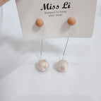Silver Needle Earrings 296