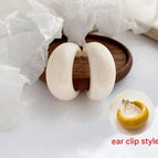Warm White Ear Clips
