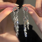 29#C-Shaped Tassel Earrings