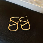 9# Silver Needle-Gold Letters