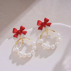 Red Earrings A68