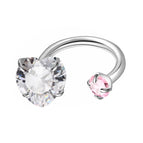 White Heart Pink round