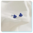 Sapphire Blue Heart/1 Pair