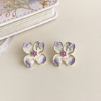 Blooming Oil-Spot Glaze Flowers-Silver Needle