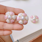 Pink Ear Studs
