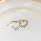 51# Silver Needle-Real Gold Plating-Golden Heart