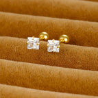 Gold / 3mm Pair