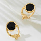 Ear Studs Black