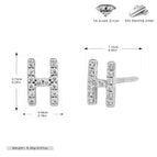 Platinum-Plated-H / 925 Silver