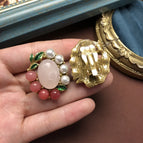 HE1096 Rose Quartz Ear Clip