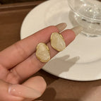 16# Phnom Penh White Irregular Earrings